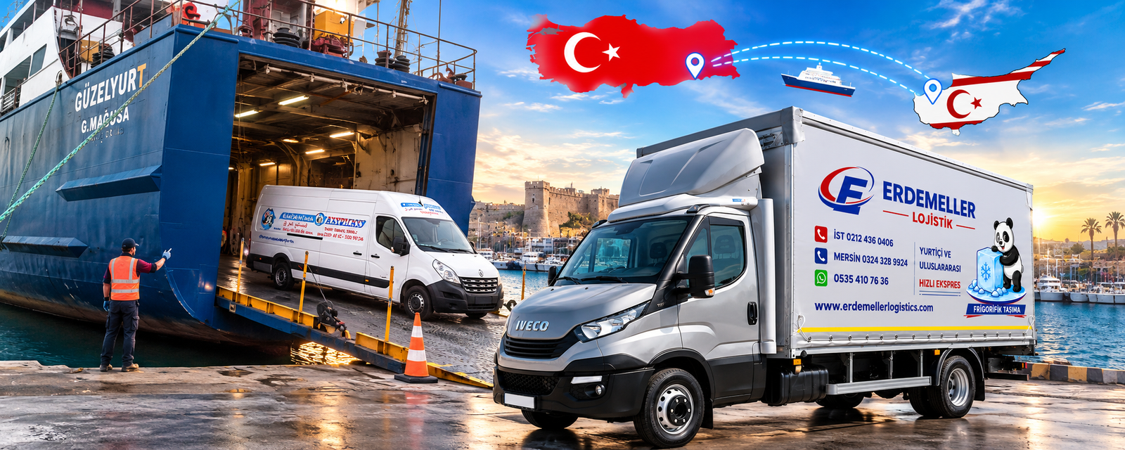 Parça yük, ekspres panelvan ve gümrüklü çıkış